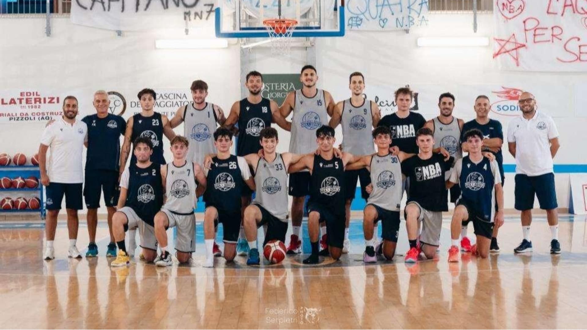 Nuovo Basket Aquilano: stagione da record con 15 squadre al via